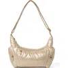 Baggallini Banana Sling Crossbody Shoulder Bag In Champagne Puff