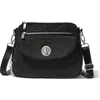 Baggallini Calais Crossbody Bag In Black Cheetah Emboss