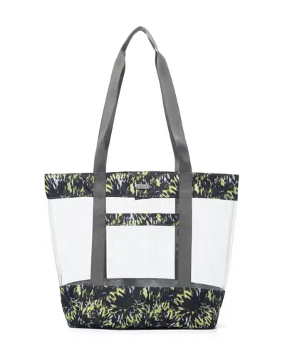 Baggallini Carry Away Clear Shoulder Bag Tote With Removable Pouch In Multi