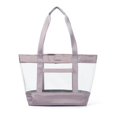 Baggallini Carry Away Clear Tote Bag With Removable Pouch