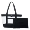 Baggallini Carry Away Clear Pouch Tote In Black