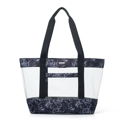 Baggallini Carry Away Clear Tote Bag With Removable Pouch In Black