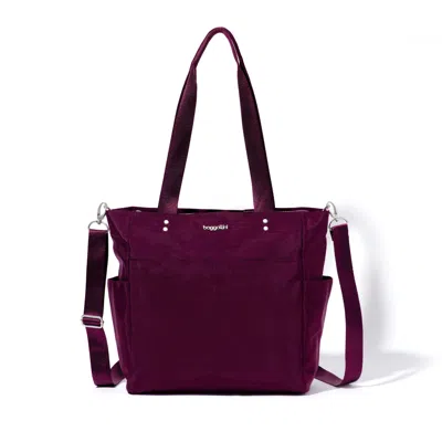Baggallini Carryall Daily Tote In Purple
