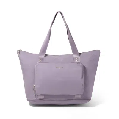 Baggallini Carryall Expandable Packable Tote Bag In Purple