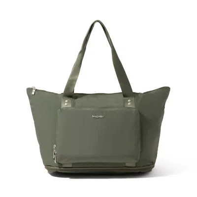 Baggallini Carryall Expandable Packable Tote In Green