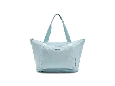 Baggallini Carryall Expandable Packable Tote Shoulder Handbags Pool: One Size In Blue