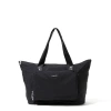 Baggallini Carryall Expandable Packable Weekender Tote Bag In Black