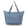 Baggallini Carryall Expandable Packable Weekender Tote Bag In Mist