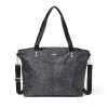 Baggallini Women's Carryall Laptop Tote Crossbody Bag In Midnight Blossom