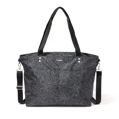 Baggallini Avenue Tote In Midnight Blossom