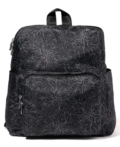 Baggallini Carryall Packable Backpack In Midnight Blossom