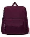 Baggallini Carryall Packable Backpack In Mulberry