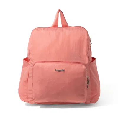 Baggallini Carryall Packable Backpack In Red