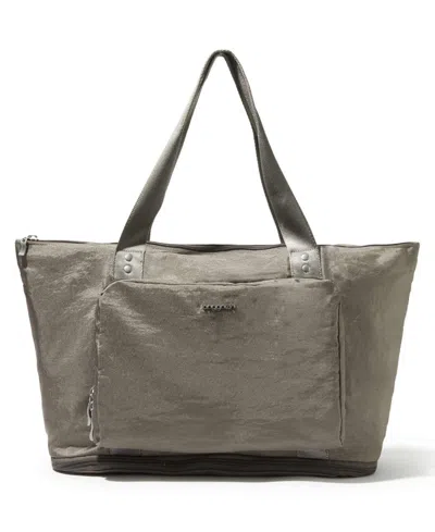 Baggallini Carryall Packable Tote In Sterling Shimmer