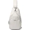 Baggallini Central Park Sling Bag In White