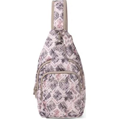Baggallini Central Park Sling Bag In Gray