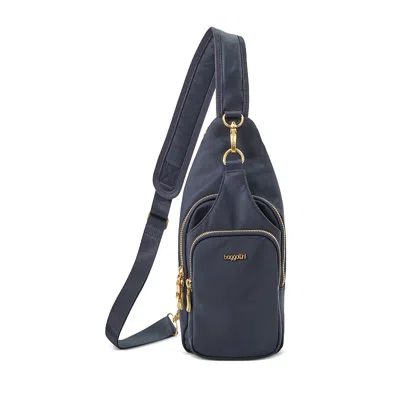Baggallini Central Park Sling Bag In Blue