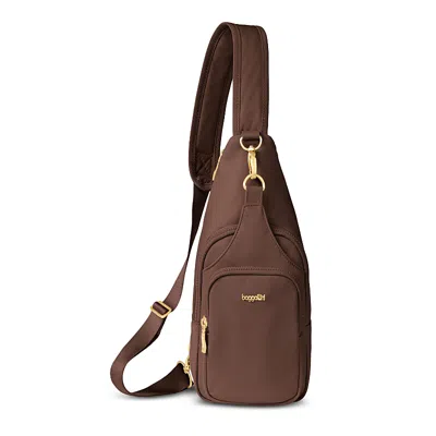 Baggallini Central Park Sling Bag In Brown