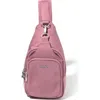 Baggallini Central Park Sling Bag In Mauve Twill