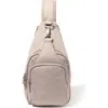 Baggallini Central Park Sling Bag In Moonrock Puff