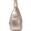 Baggallini Central Park Sling Bag In Gold
