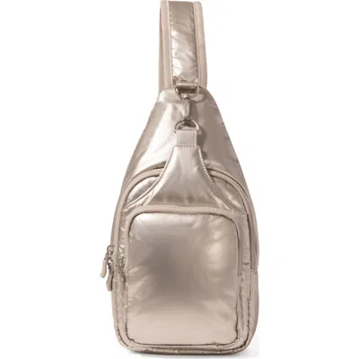 Baggallini Central Park Sling Bag In Gold