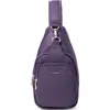 Baggallini Central Park Sling Bag In Purple