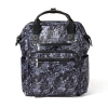 Baggallini Chelsea Laptop Backpack In Black Divine Rose