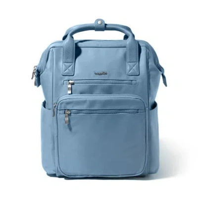 Baggallini Chelsea Laptop Backpack In Cornflower Twill