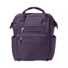 Baggallini Chelsea Laptop Backpack In Plum Twilight Puff