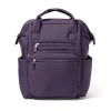 Baggallini Chelsea Laptop Backpack In Plum Twilight Puff