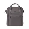 Baggallini Chelsea Laptop Backpack In Smoke Twill
