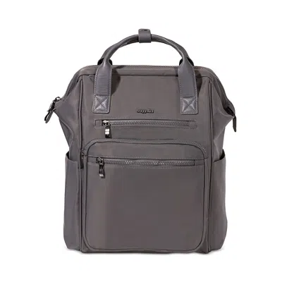 Baggallini Chelsea Laptop Backpack In Smoke Twill