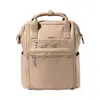 Baggallini Chelsea Laptop Backpack In Taupe Twill