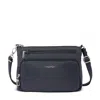 Baggallini Classic Antitheft Keepsake Crossbody Bag In Blue