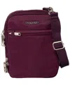 Baggallini Securtex Anti-theft Mini Everything Crossbody In Red