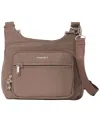 Baggallini Classic Anti-theft Small Crossbody Handbag In Neutral