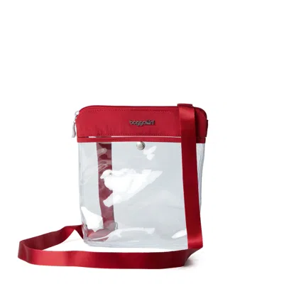 Baggallini Clear Pocket Crossbody In Neutral