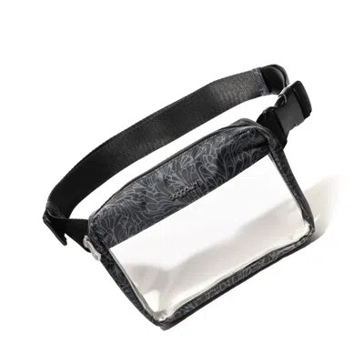 Baggallini Clear Stadium Belt Bag Sling In Red