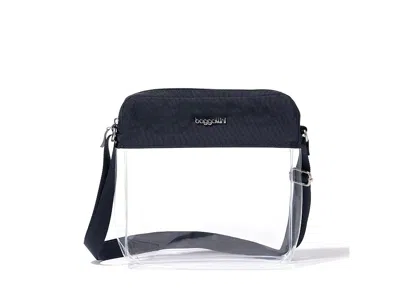 Baggallini Clear Stadium Crossbody Handbags French Navy: One Size In Blue