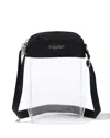 Baggallini Clear Stadium Explorer Crossbody Festival Event Bag In Black