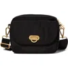 Baggallini Coastal Flip Lock Camera Bag Crossbody In Black