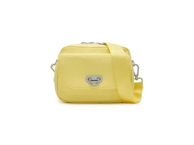 Baggallini Coastal Flip Lock Camera Bag Crossbody Cross Body Handbags Butter Yellow: One Size In Multi