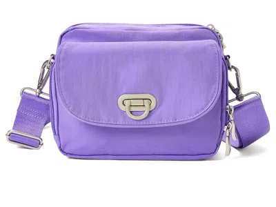Baggallini Coastal Flip Lock Camera Bag Crossbody Cross Body Handbags Lavender Surf: One Size In Purple