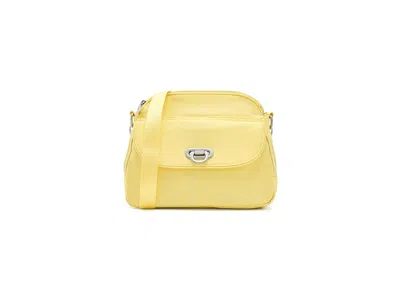 Baggallini Coastal Flip Lock Crossbody Cross Body Handbags Butter Yellow: One Size In Multi