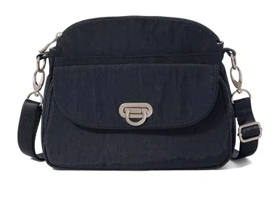 Baggallini Coastal Flip Lock Crossbody Bag In Blue