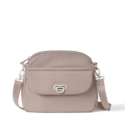 Baggallini Coastal Flip Lock Crossbody In Moonrock
