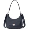 Baggallini Coastal Flip Lock Half Moon Bag