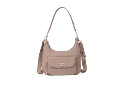 Baggallini Coastal Flip Lock Half Moon Bag Cross Body Handbags Moonrock: One Size In Multi
