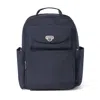 Baggallini Coastal Flip Lock Laptop Backpack In Blue